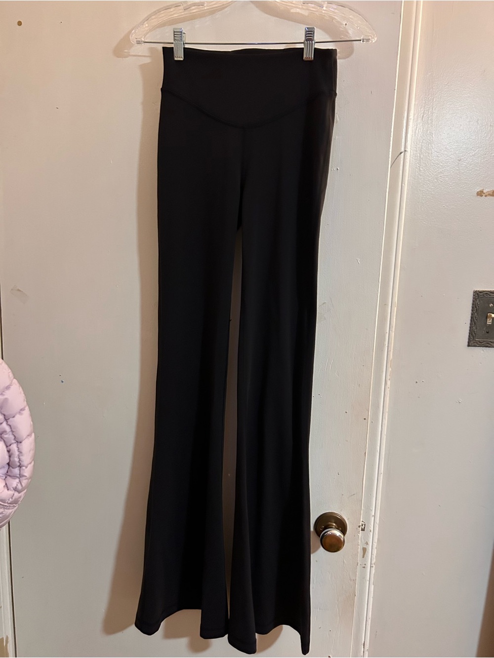 lululemon athletica Black Flare Yoga Pants